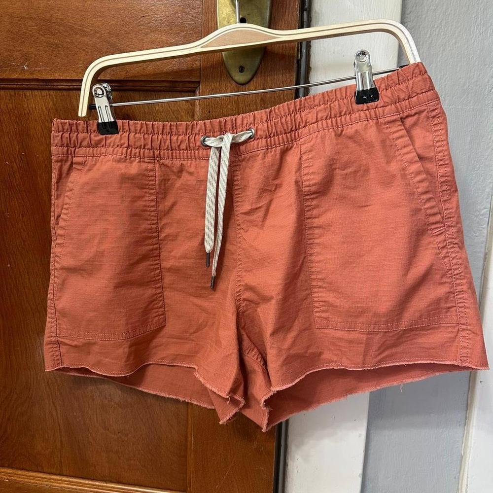 Vuori Vintage Ripstop Organic Cotton Cutoff Shorts Cinnamon Medium EUC
